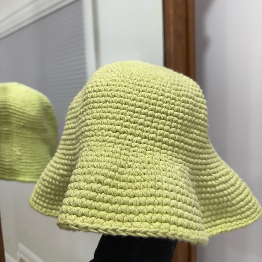 Handmade crochet bucket hat